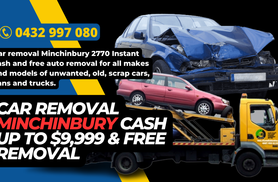Car removal Minchinbury Cash Up To $9,999 & Free Removal
