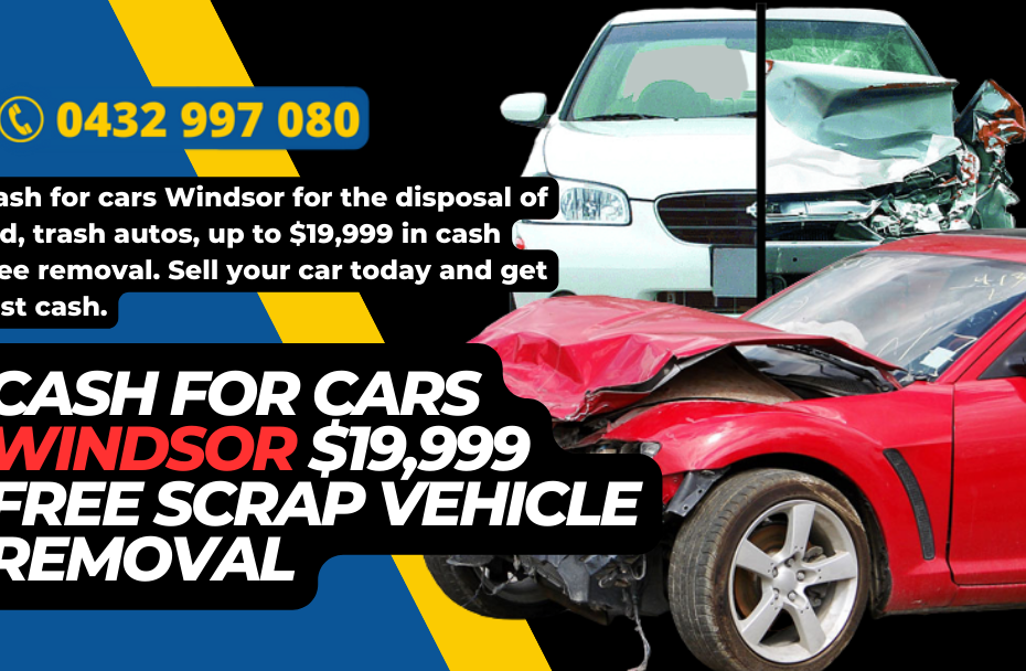 Cash for cars Windsor for the disposal of old, trash autos, up to $19,999 in cash free removal. Sell your car today and get fast cash.